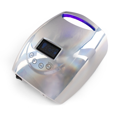 Unicorn Holographic Silver Color Pro Cure Cordless 48w LED UV Lamp