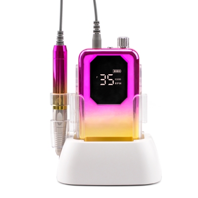 Gradient Color Portable And Desktop Brushless Nail Drill Machine 35.000RPM