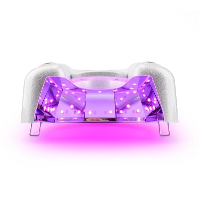 Matt Silver Finish Pro Cure Cordless 48w Red Light UV LED Lamp