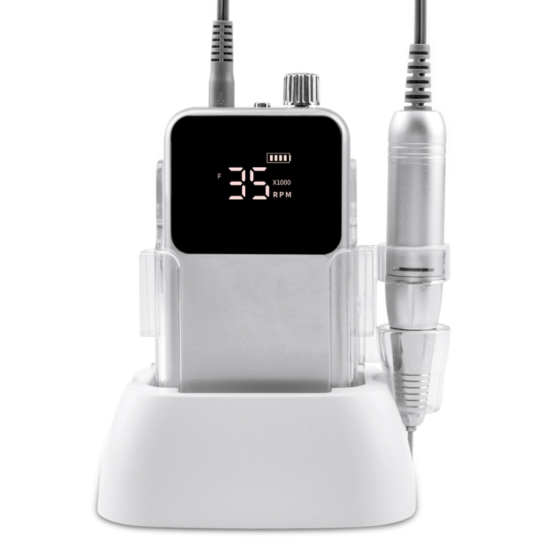 Portable And Desktop Cordless Nail Drill Machine 35.000RPM Portable And Desktop Cordless Nail Drill Machine 35.000RPM